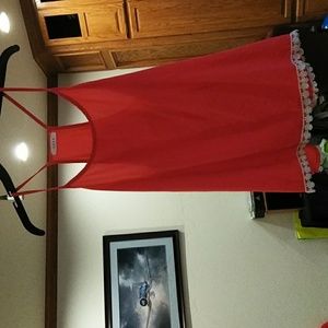 Pink dressy tank top